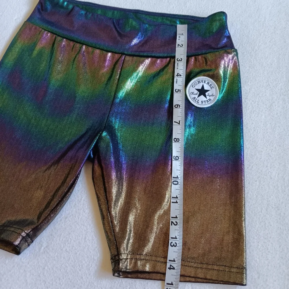 Converse Kids' Iridescent Shorts Sz L 12-13Y